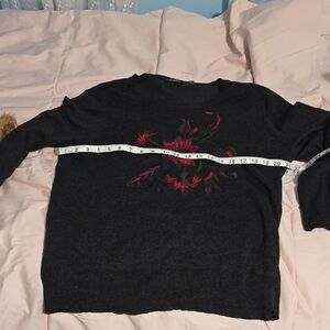 Lauren Ralph Lauren Black Floral Long Sleeve Tee